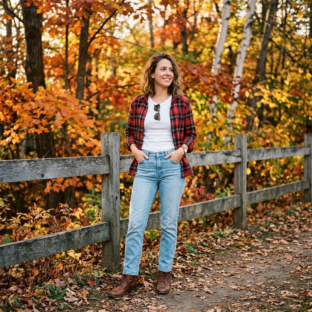 Layered Flannel Shirt Looks 