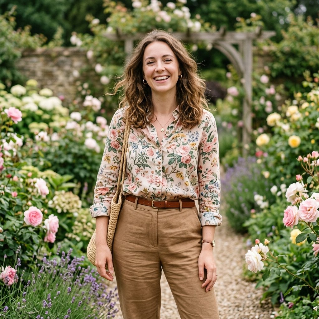 Floral Print Blouse everyday spring outfits