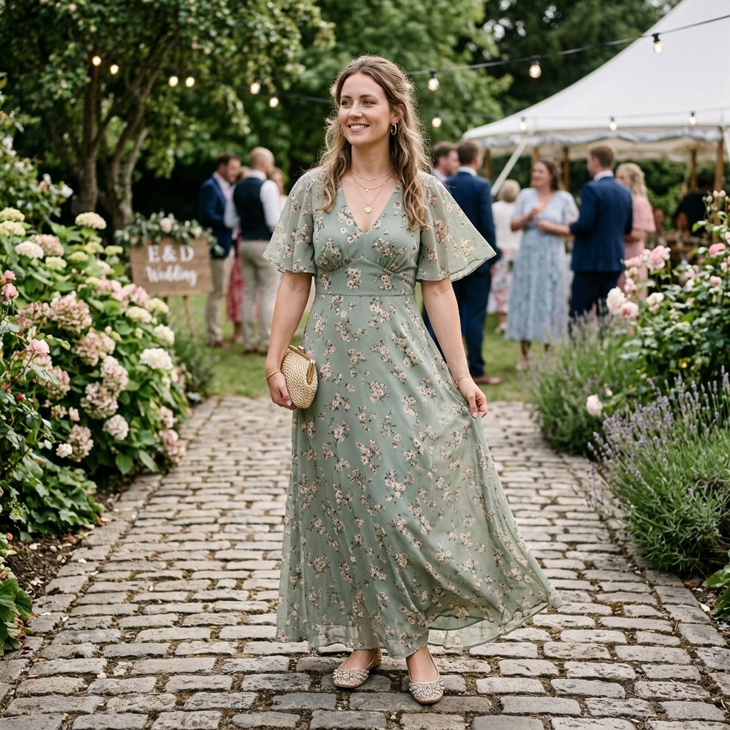Wedding Guest Outfits Ideas with Flats