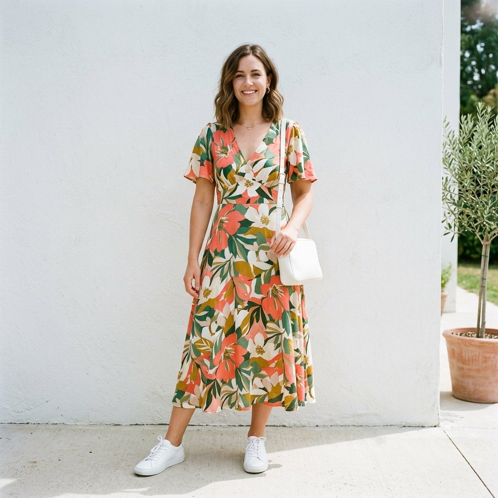 Summer Casual Outfit Ideas with Floral Prints
