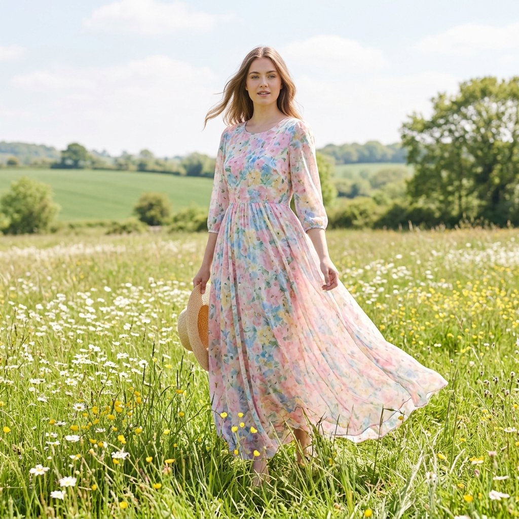 Maxi Dress Modest Spring Outfits