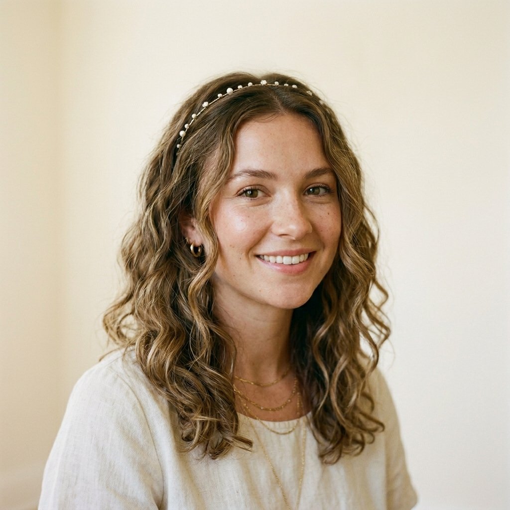 Wavy Hair Headband Ideas