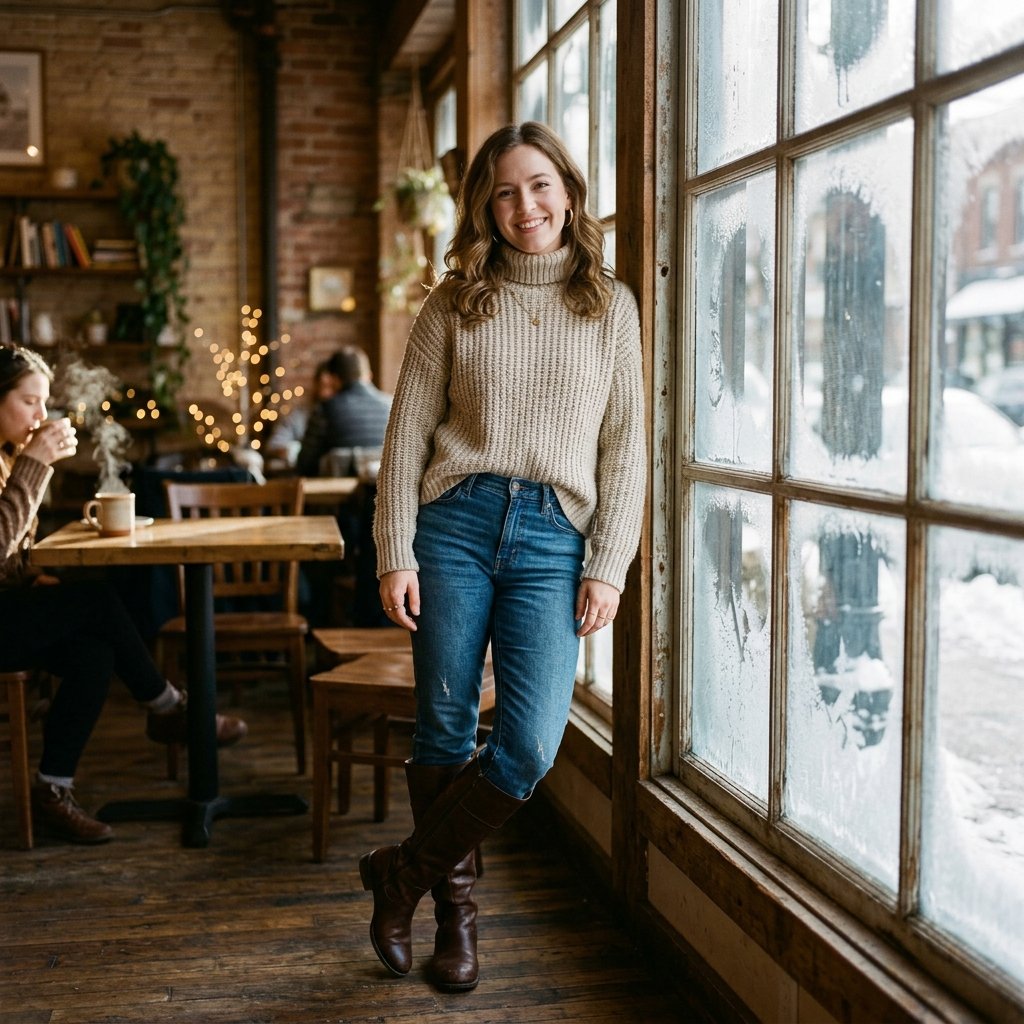 outfit ideas for winter with Jeans
