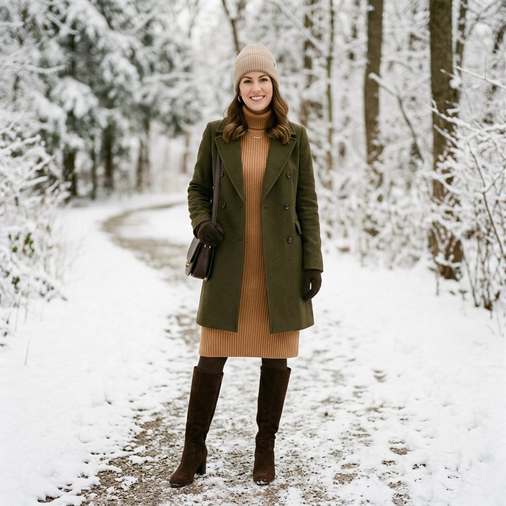 Knit Dress Winter Outfit Inspo Ideas