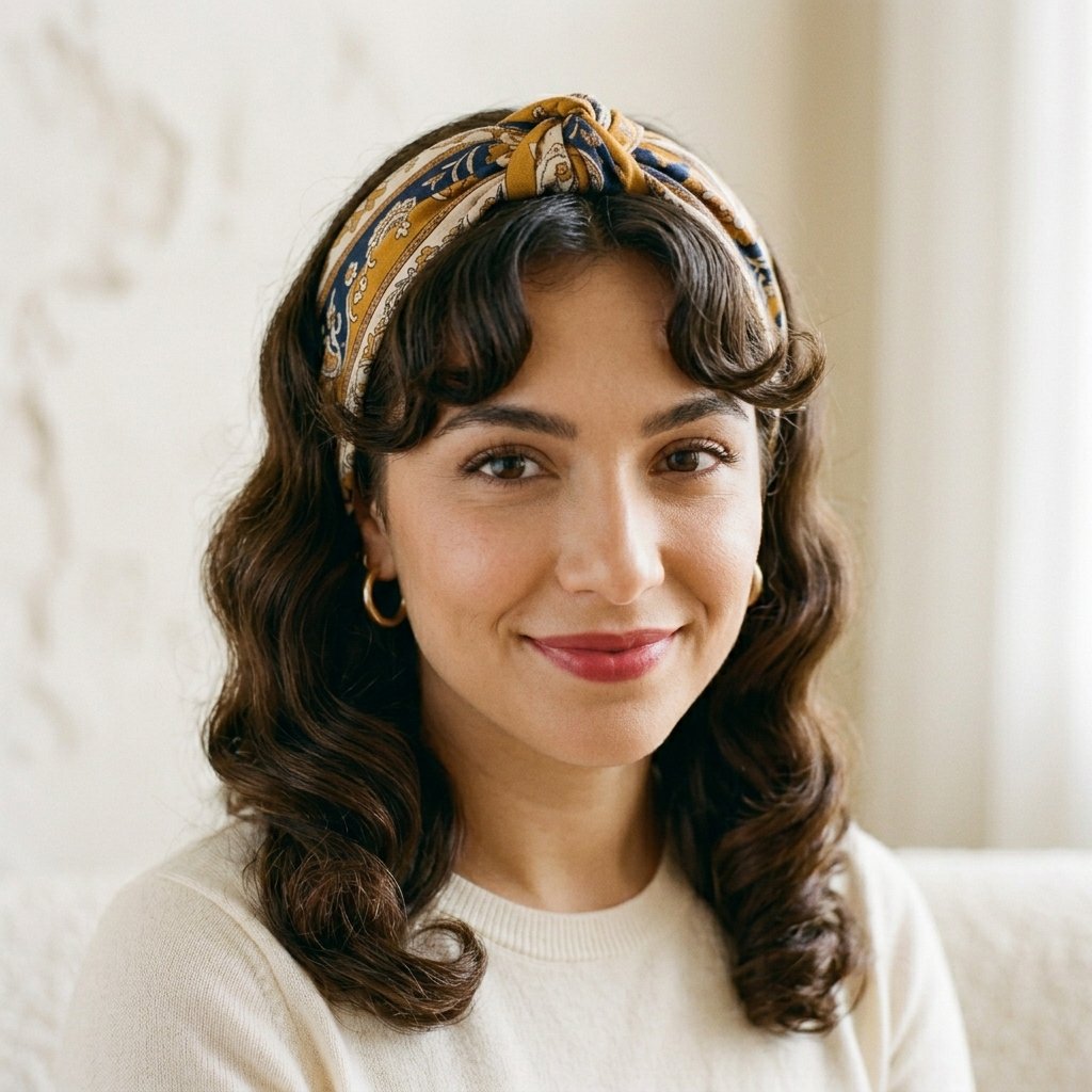Knotted Hairstyles With Headbands Ideas