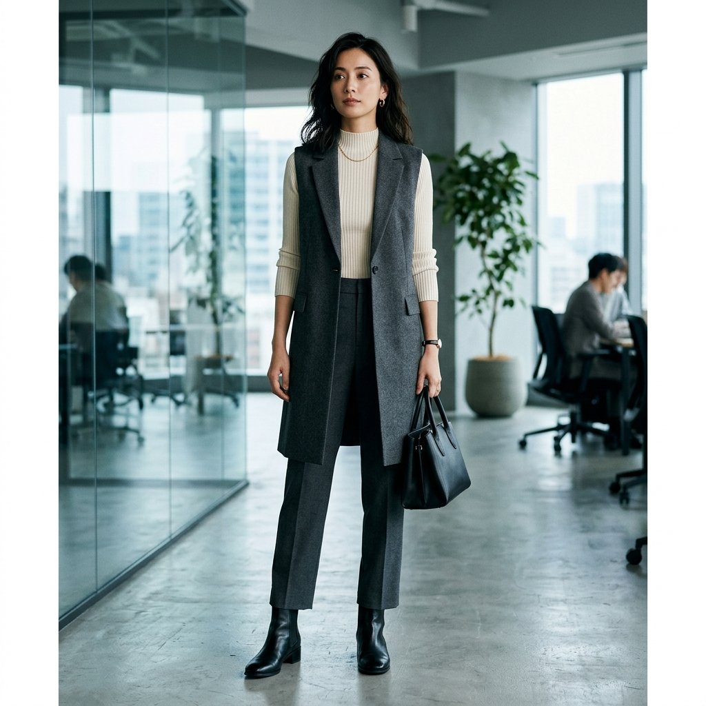 Layered Vest Outfit Ideas