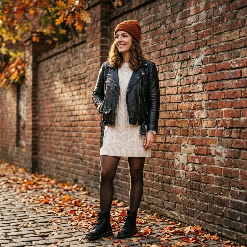 Leather Jacket Autumn Ideas