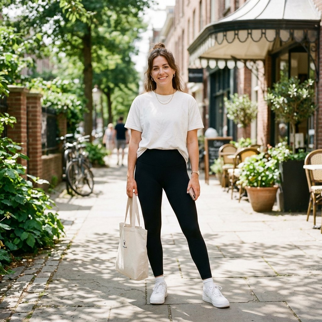 Casual Leggings Outfit Idea