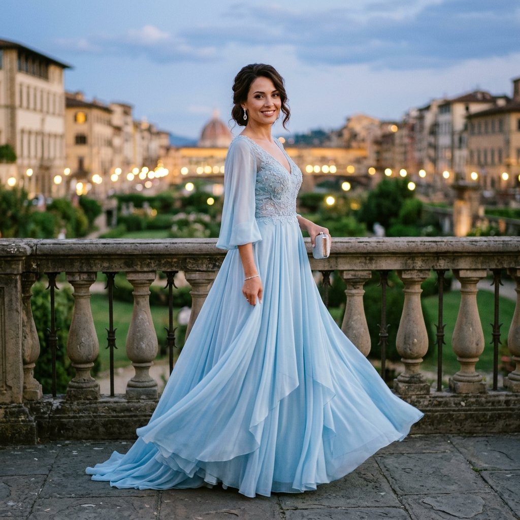 Light Blue Evening Gown Ideas