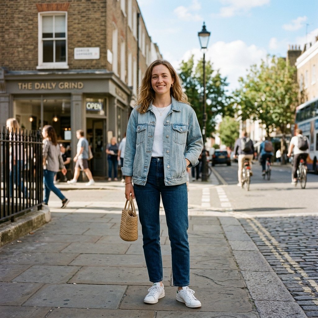 Light Denim Jacket Outfit Ideas