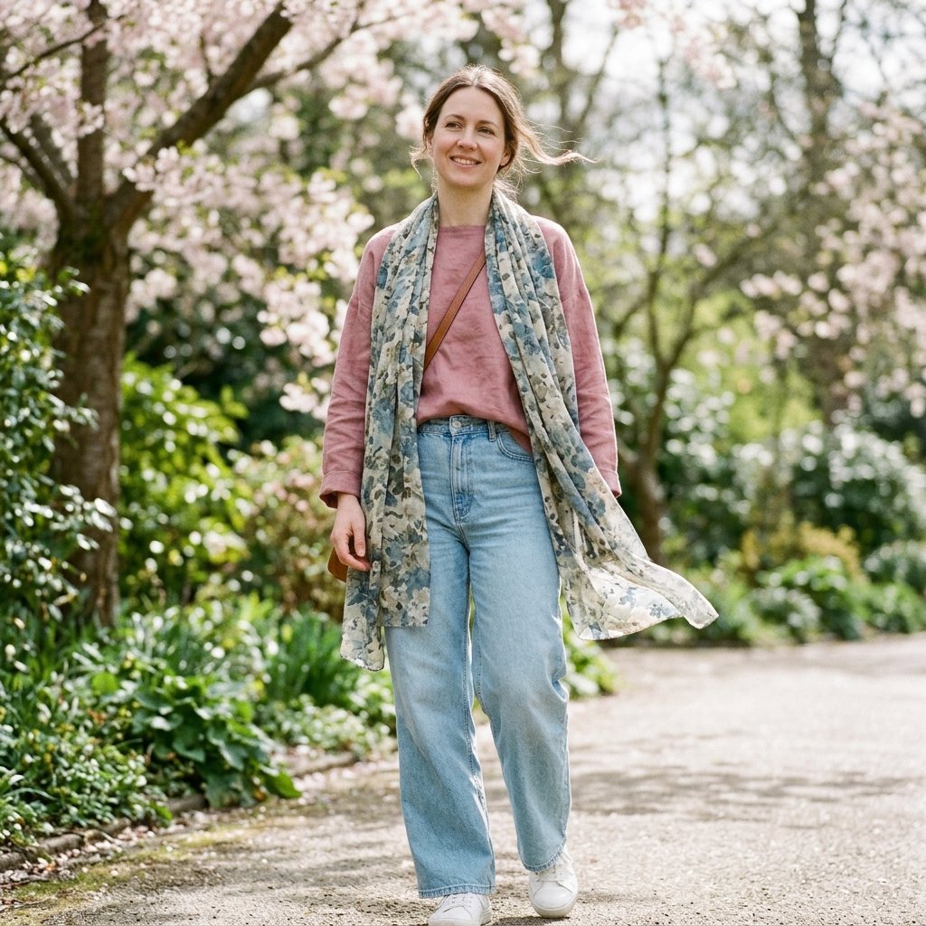 Lightweight Scarf Layering Ideas