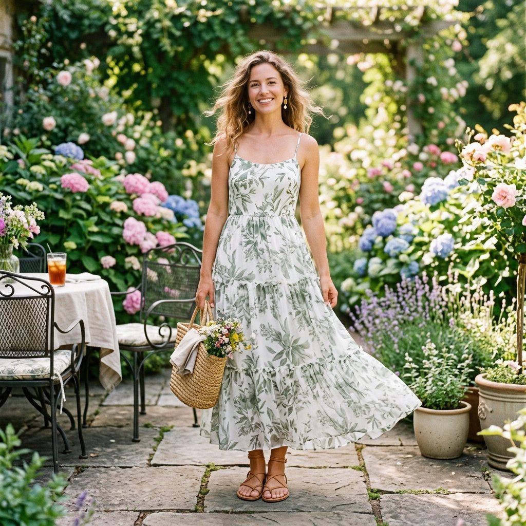 Breezy Maxi Dress Brunch Outfit Ideas