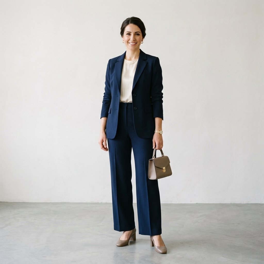 Modest Trouser Suit Outfit Ideas