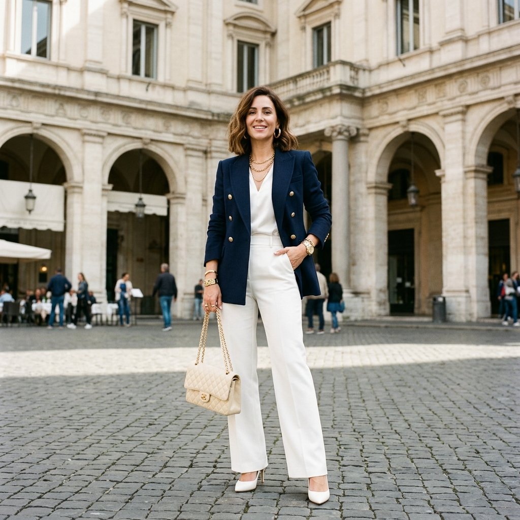 Navy Blazer Outfit Ideas