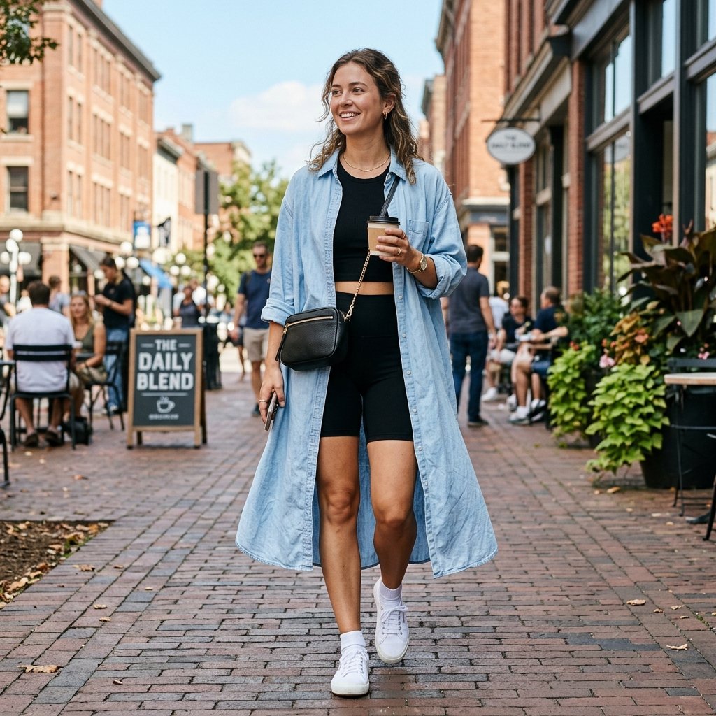Oversized Shirt Dress outfit ideas baggy
