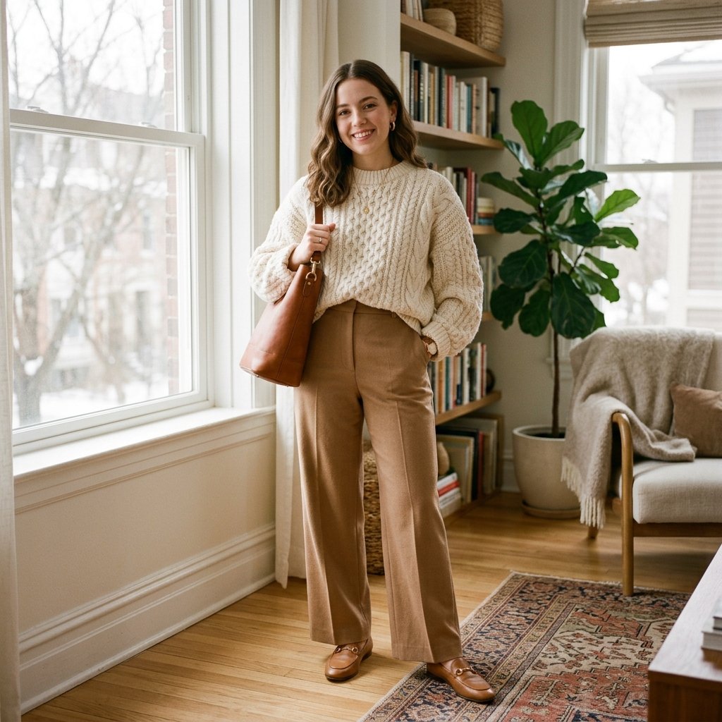 Oversized Knit Sweater outfit ideas baggy