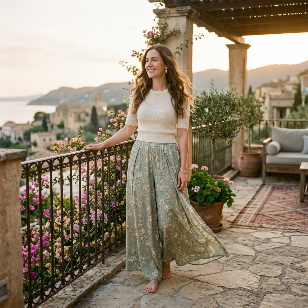 Modest Palazzo Pants Outfit Ideas