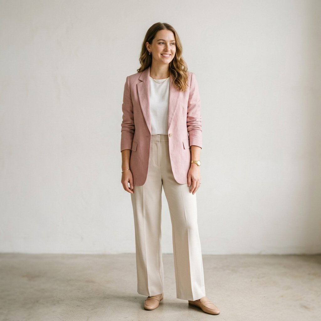 Pastel Blazer everyday spring outfits