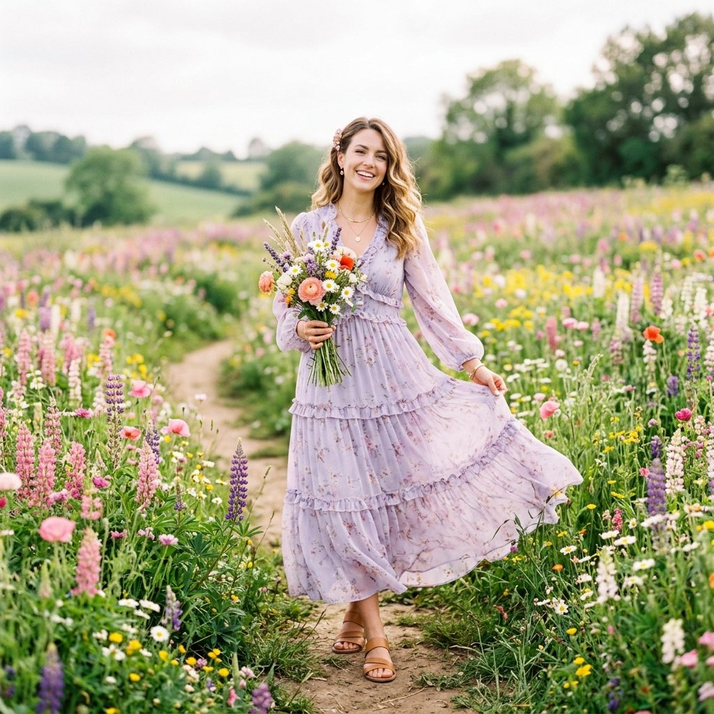 Spring Birthday Outfit Ideas for Photoshoots