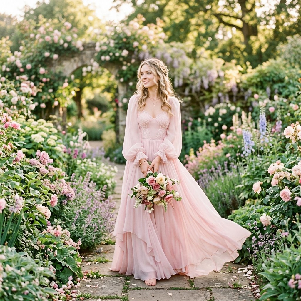 Pastel Chiffon Gown Ideas