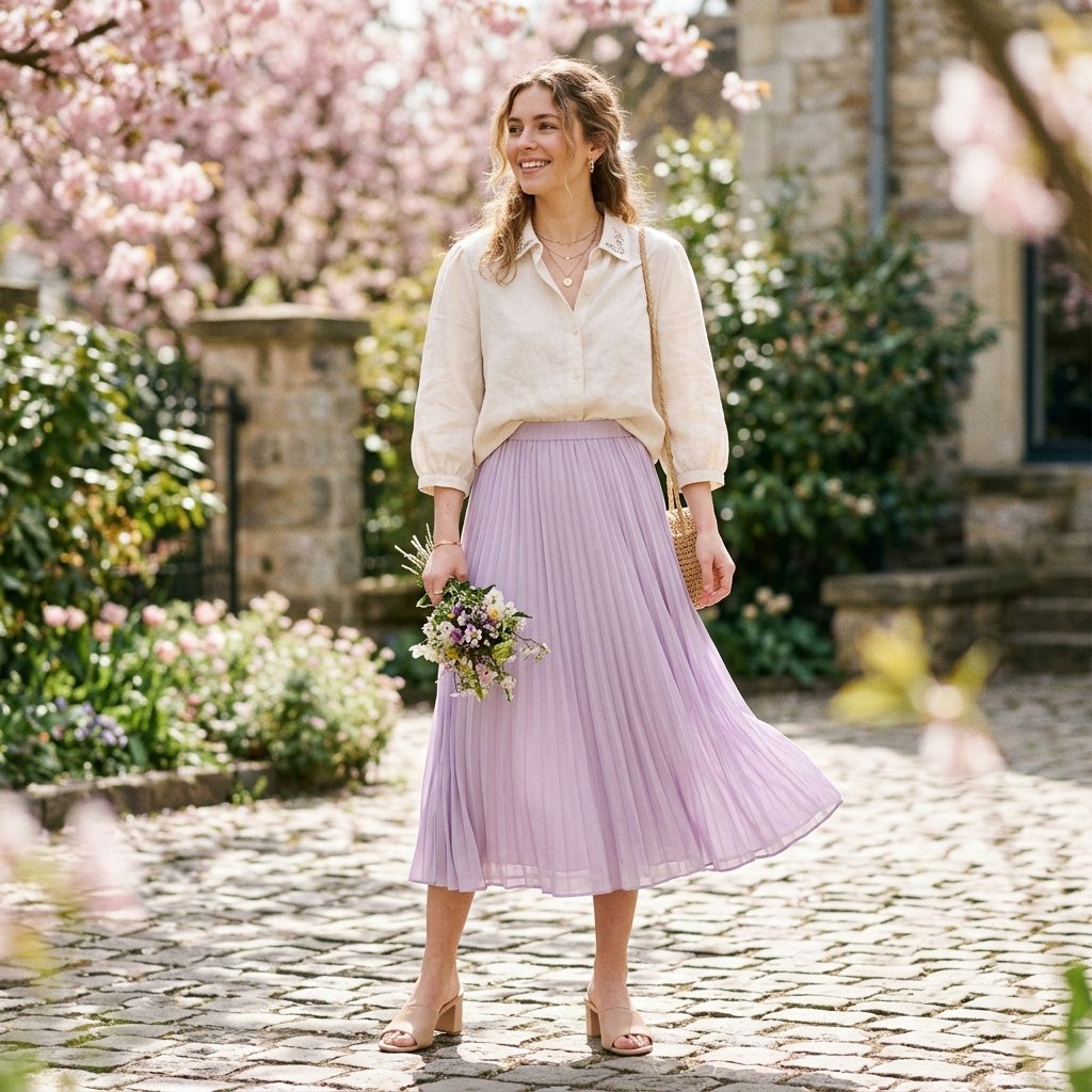 Spring Birthday Skirt Outfit Ideas