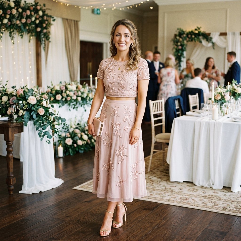 Two Piece Set Wedding Guest Outfits Ideas
