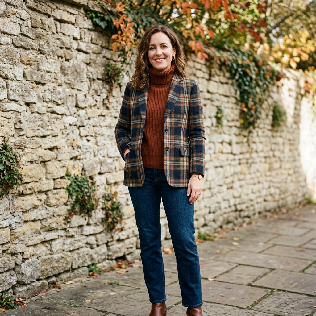 Fall Plaid Blazer Ideas