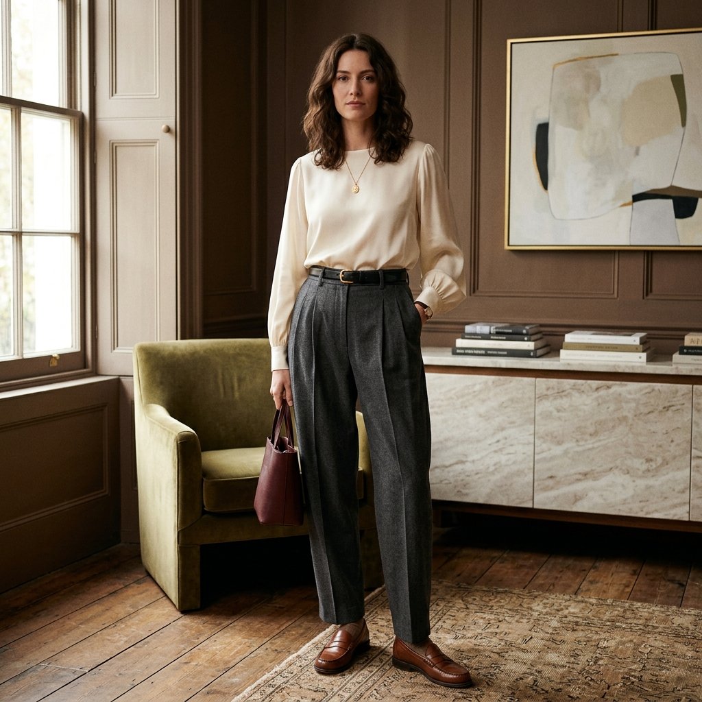 Pleated Trouser Old Money Outfits