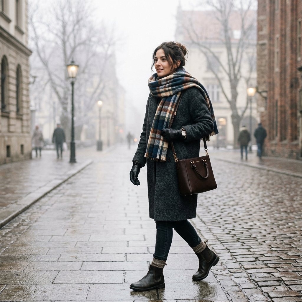Winter Outfit Ideas with Scarves and Accessories