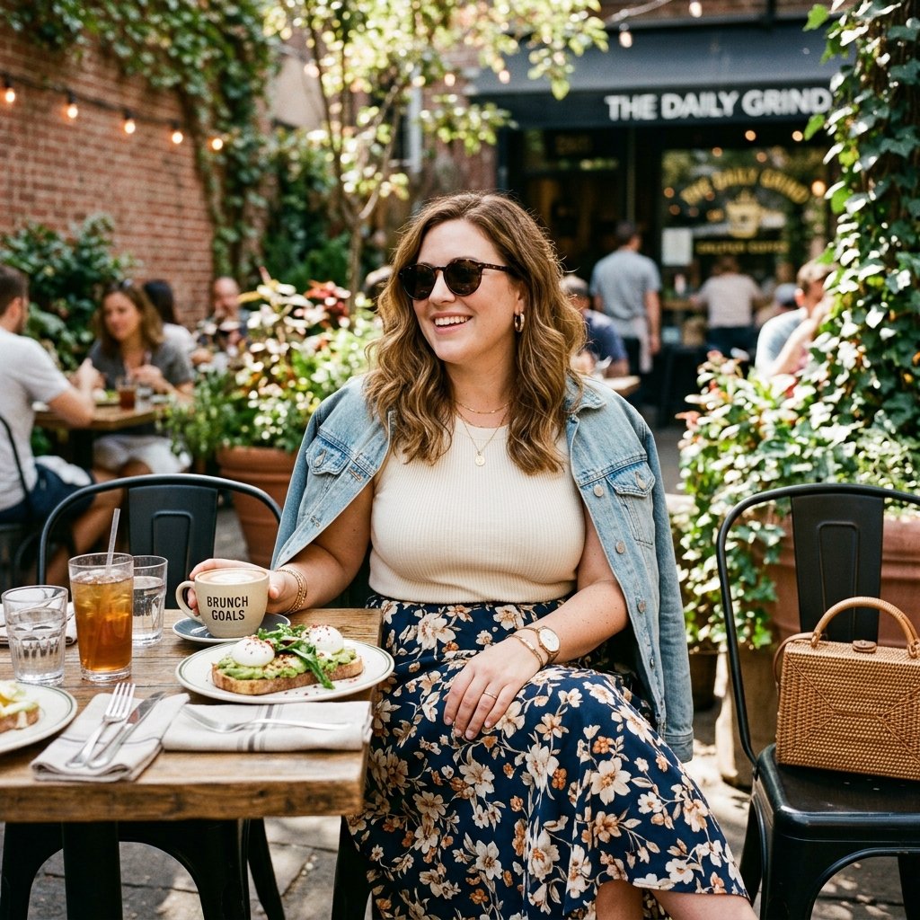 Casual Brunch Midsize Spring Outfits