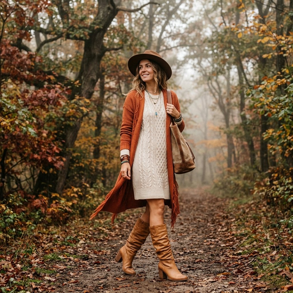 My Fall Outfit With Slouchy Boots