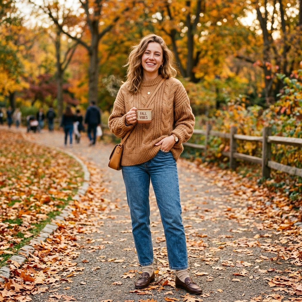 My Fall Outfit With Cozy Knit Sweaters