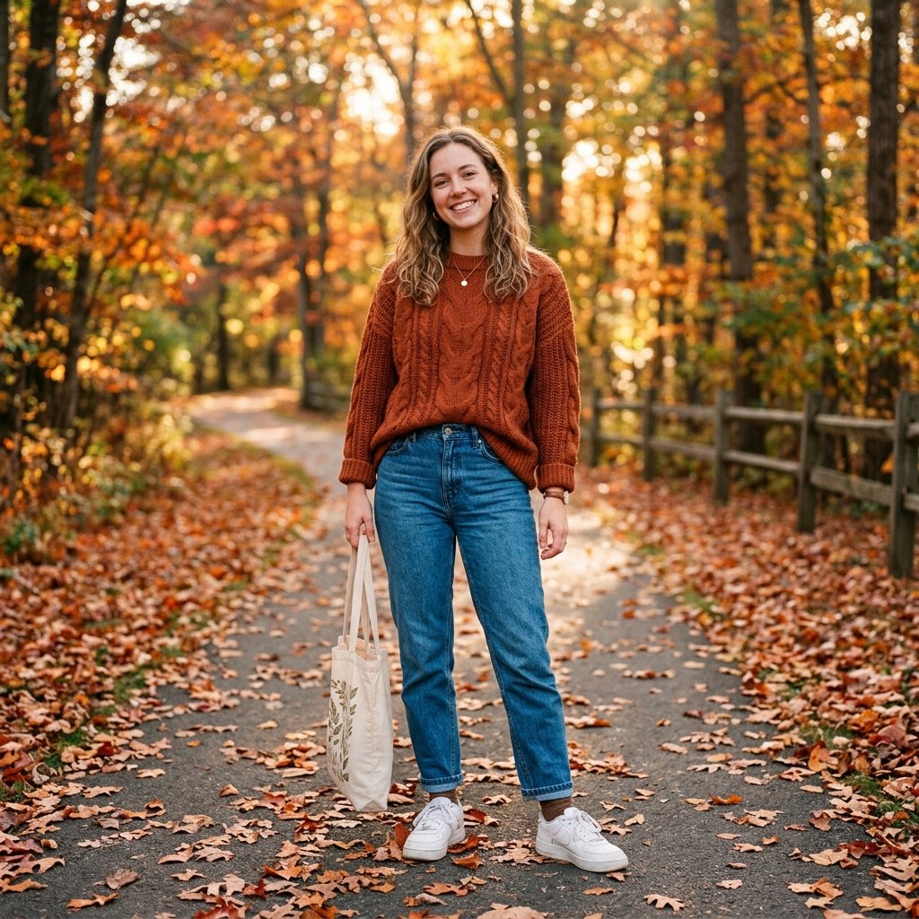 Cozy Sweater and Jeans Combinations fall outfits women