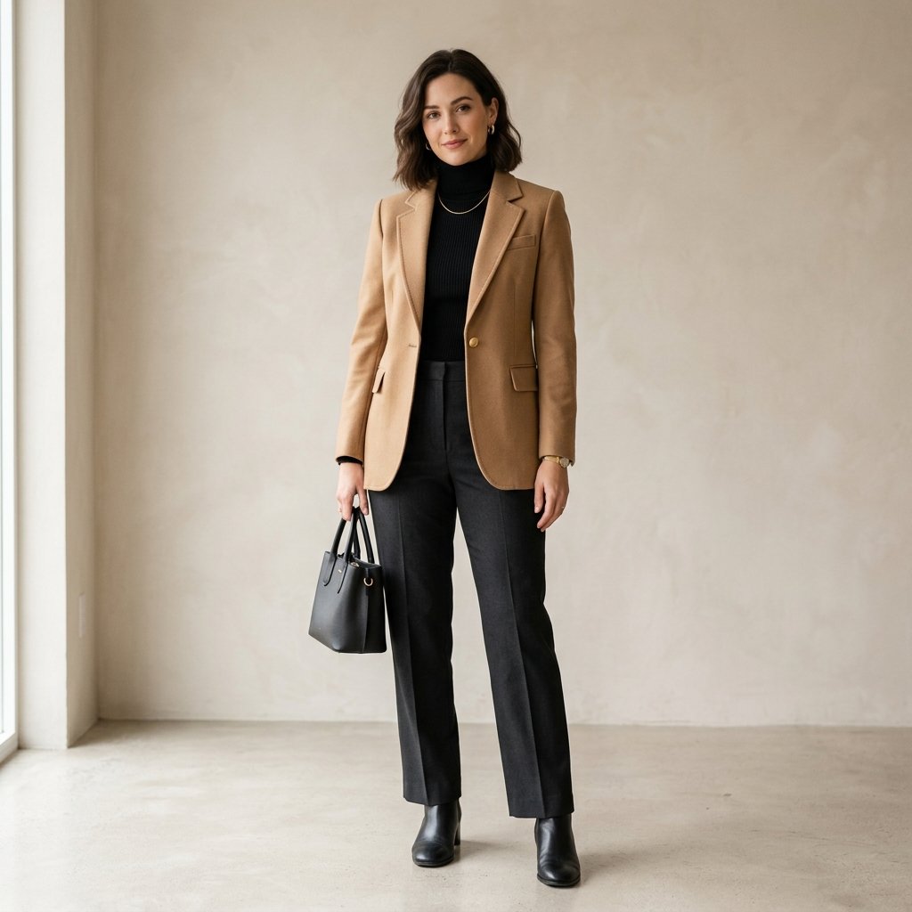 Layered Turtleneck Outfit Ideas