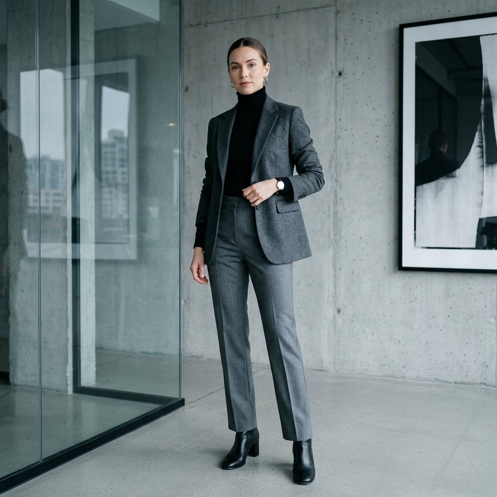 Turtleneck Layering Outfit Ideas