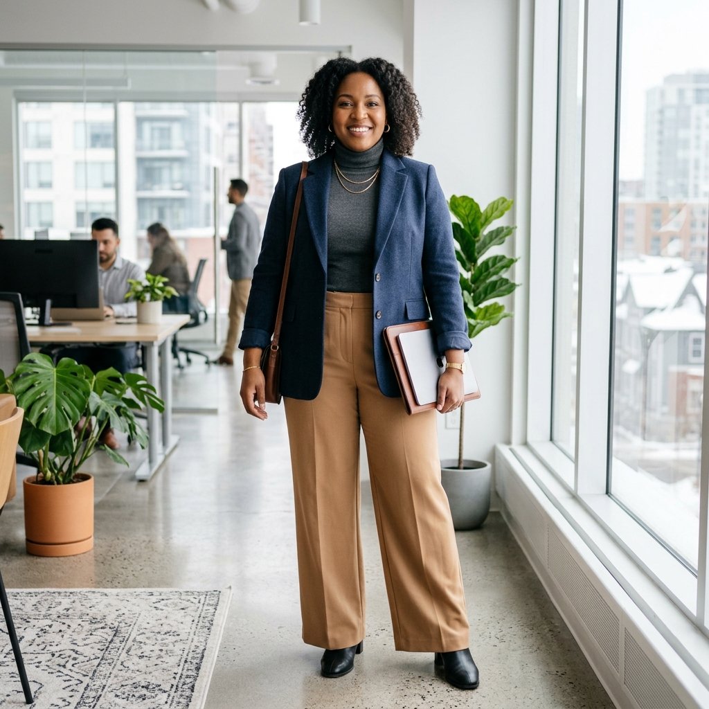 Office AppropriatePlus Size Winter Outfits Ideas