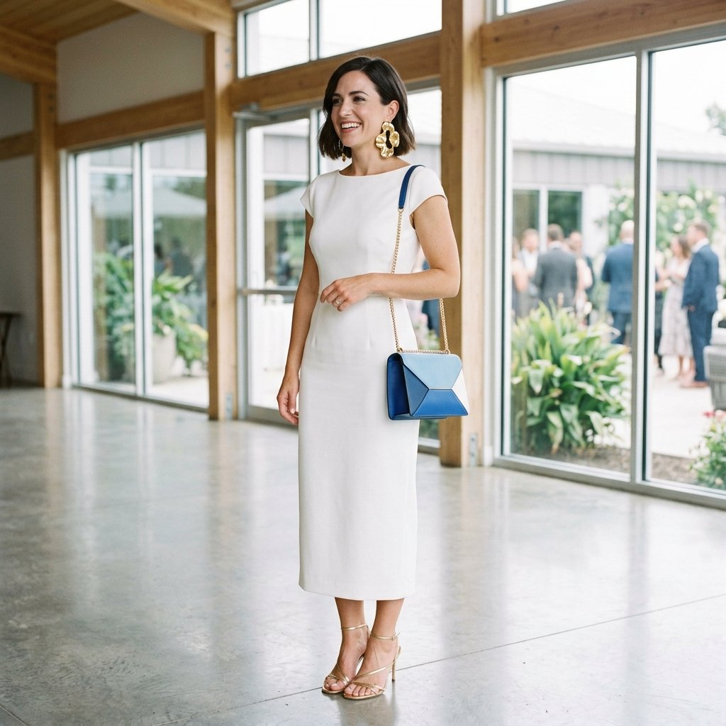 Wedding Guest Outfits Ideas with Statement Accessories