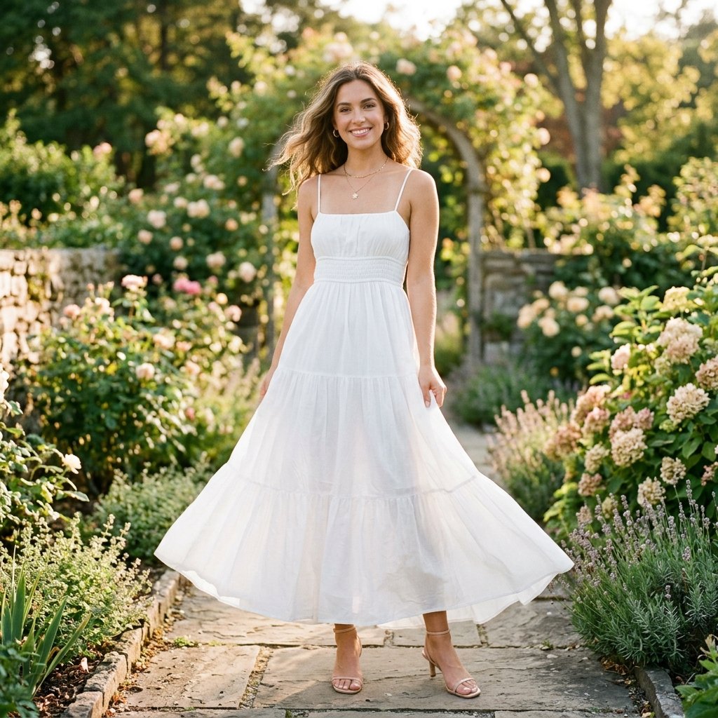 White Outfit Ideas: 30 Creative Looks to Inspire Your Next Stunning Style 10 White Outfit Idea White Maxi Dress Ideas