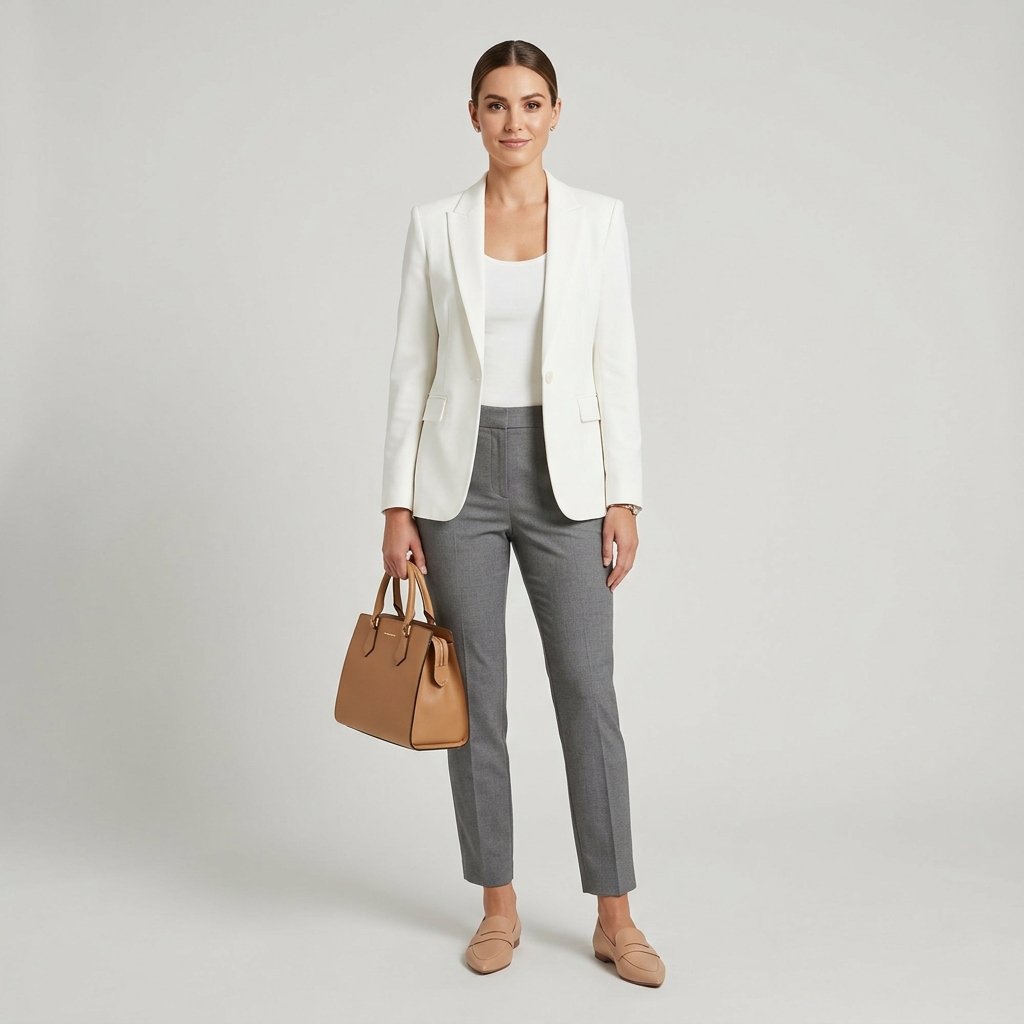 White Outfit Ideas: 30 Creative Looks to Inspire Your Next Stunning Style 25 White Outfit Idea White Office Outfit Ideas