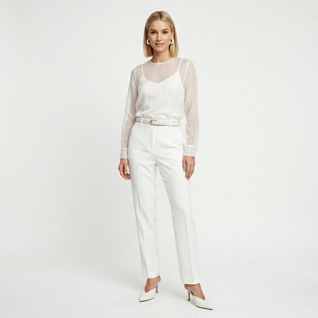 White Outfit Ideas: 30 Creative Looks to Inspire Your Next Stunning Style 18 White Outfit Ideas Monochrome White Ideas