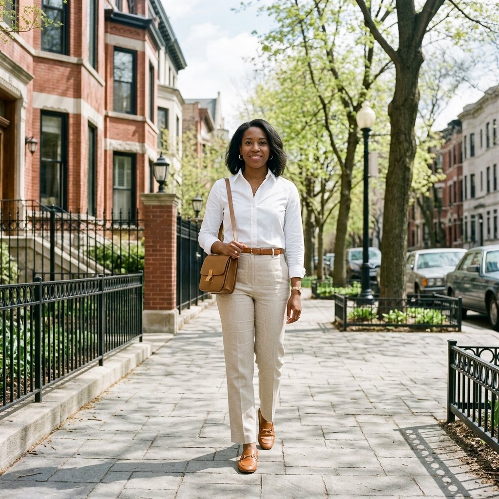 Chicago Spring Minimalist Outfit Ideas