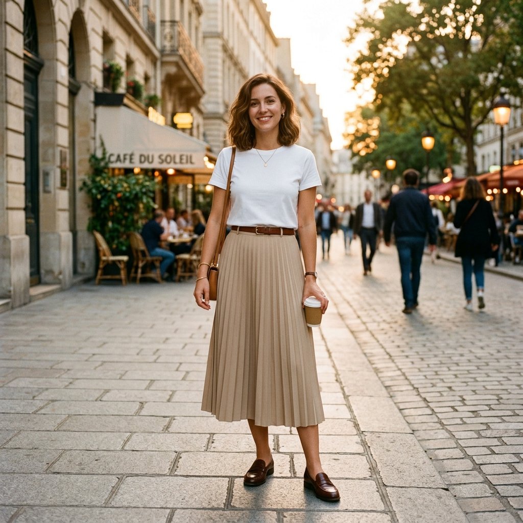 Classic White Tee Outfit Ideas Simple