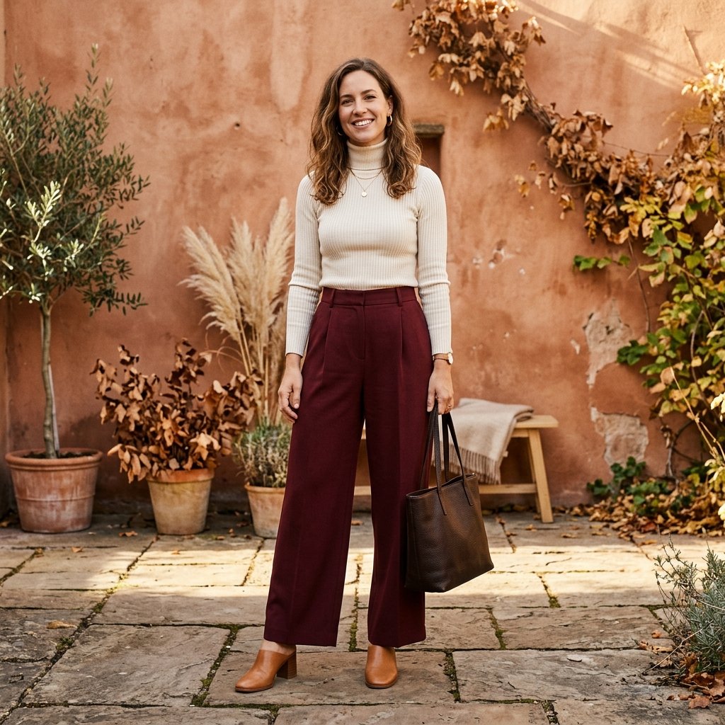 Wide Leg Pants and Fall Tops