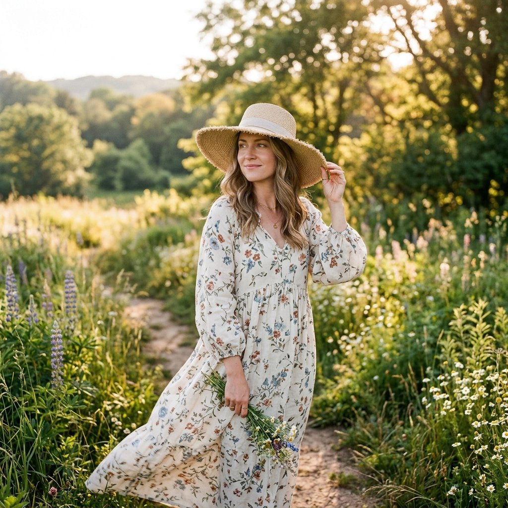 Wide Brim Hat Outfit Ideas