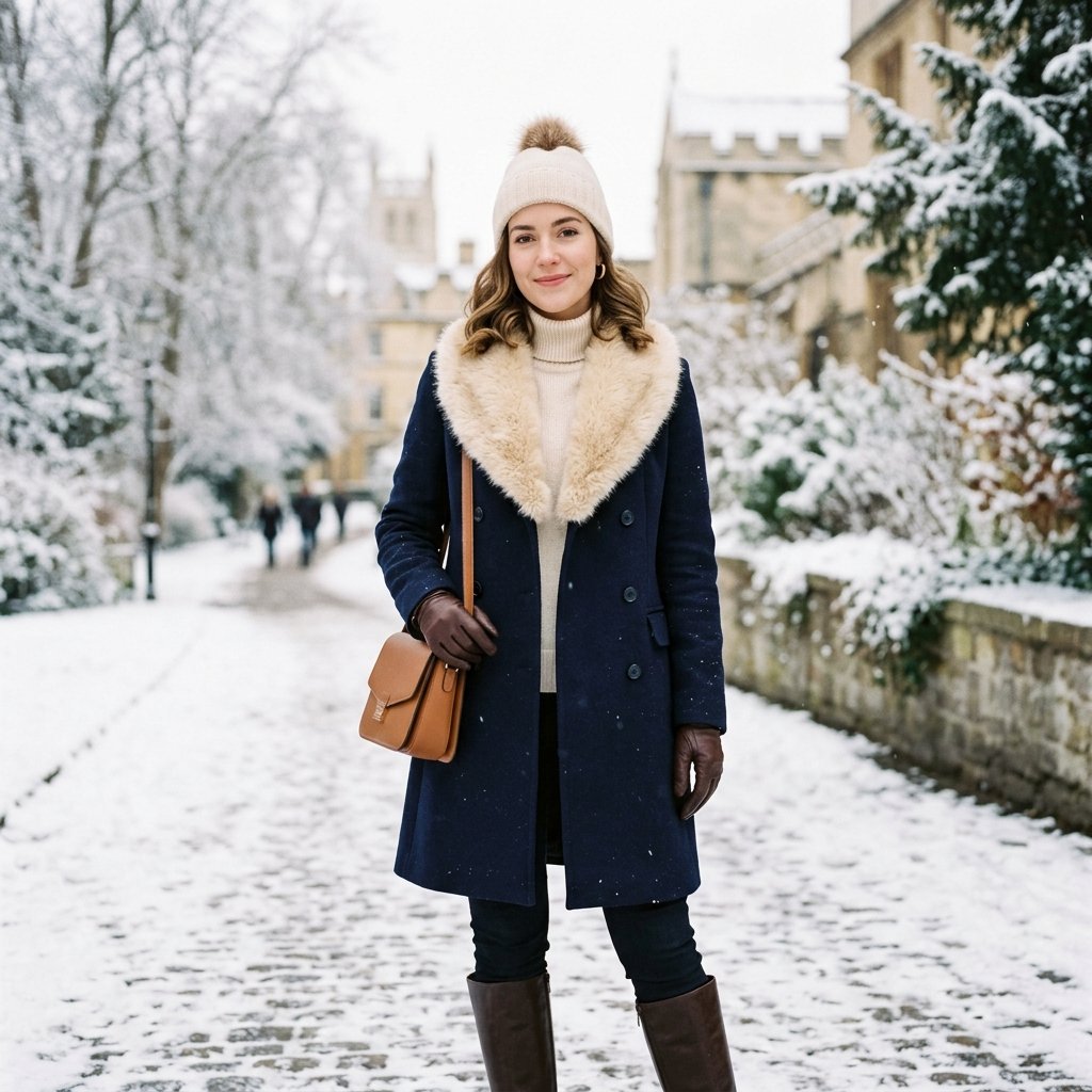 Faux Fur Accent Winter Outfit Inspo Ideas