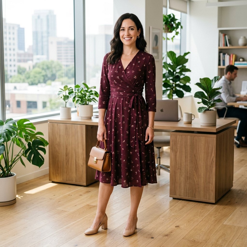 Wrap Dress Outfit Ideas