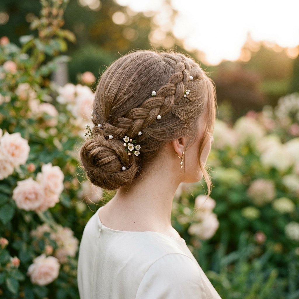 French updo hairstyles to do with braids