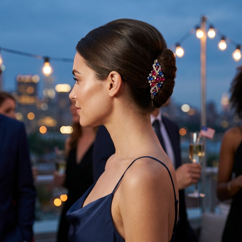 Elegant 4th of July Hairstyles for Adults