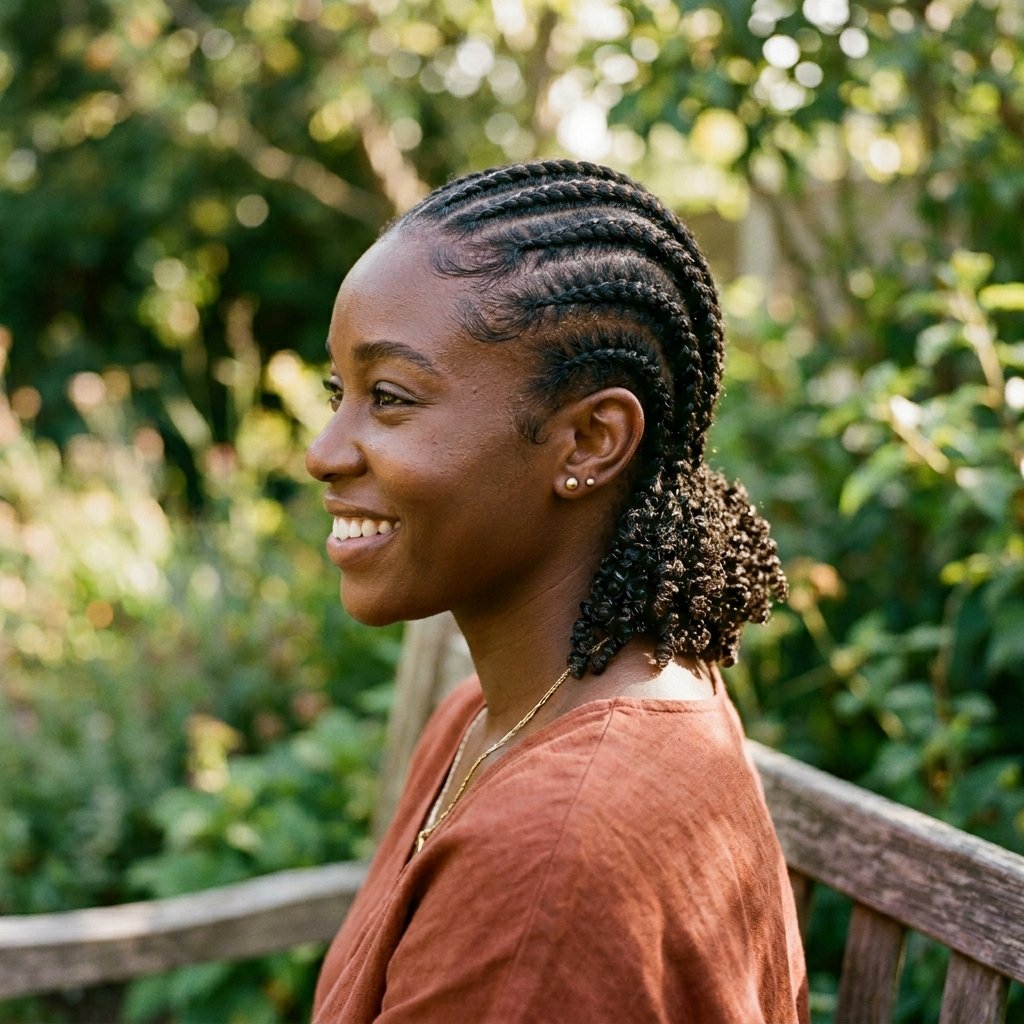 All Back Cornrows Hairstyles Ideas 30 Stunning Looks That Will Absolutely Transform Your Style 17 All Back Cornrows for Natural Hair Hairstyles Ideas