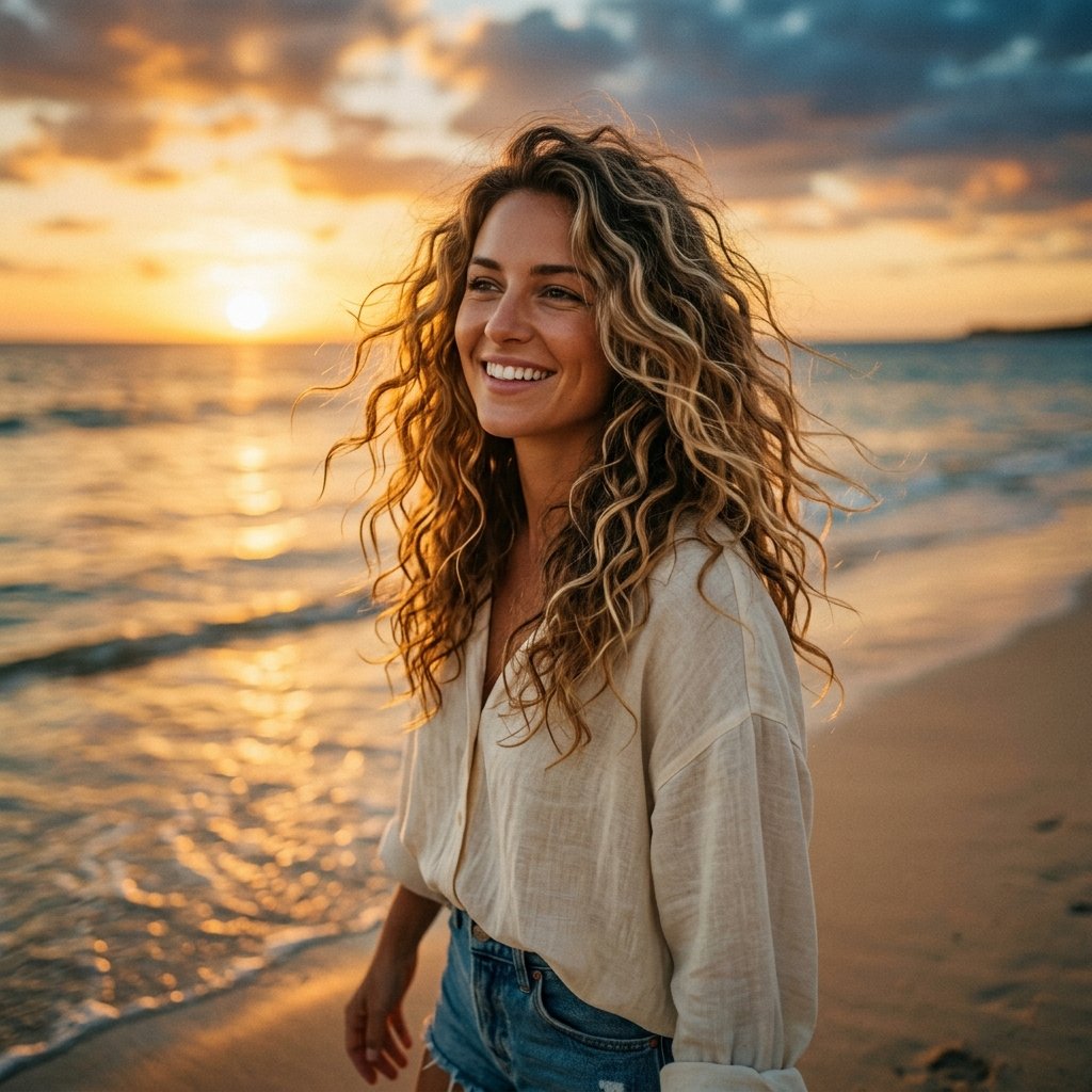 30 Hairstyles for Curly Hair Ideas That Will Transform Your Look 29 Beachy Curly Wave Ideas